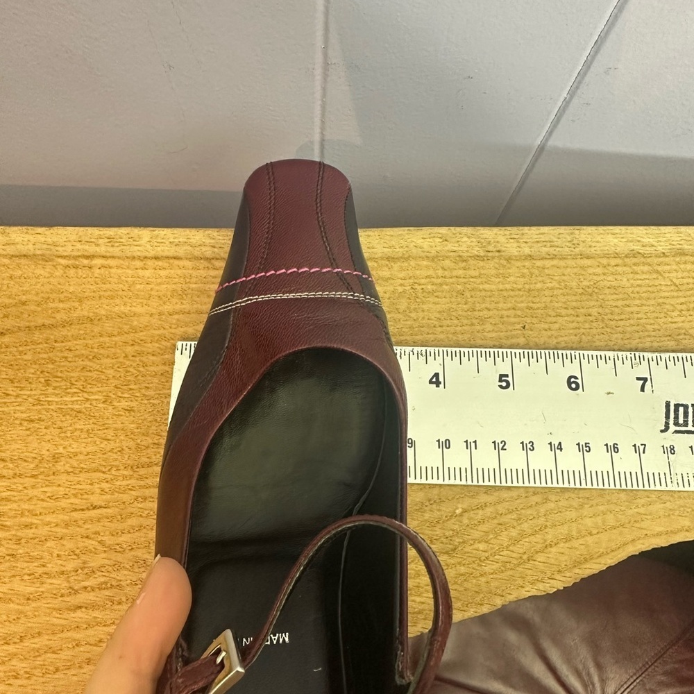 Prada Burgundy Mary Jane Heels - Picture 11 of 11